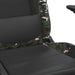 Scaun de gaming cu suport picioare, negru/camuflaj, piele eco - WALTI WALTI