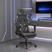 Scaun de gaming cu suport picioare, negru/camuflaj, piele eco - WALTI WALTI