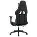 Scaun de gaming cu suport picioare, negru/camuflaj, piele eco - WALTI WALTI