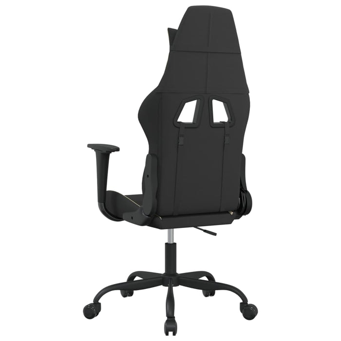 Scaun de jocuri, negru și crem, textil - WALTI WALTI
