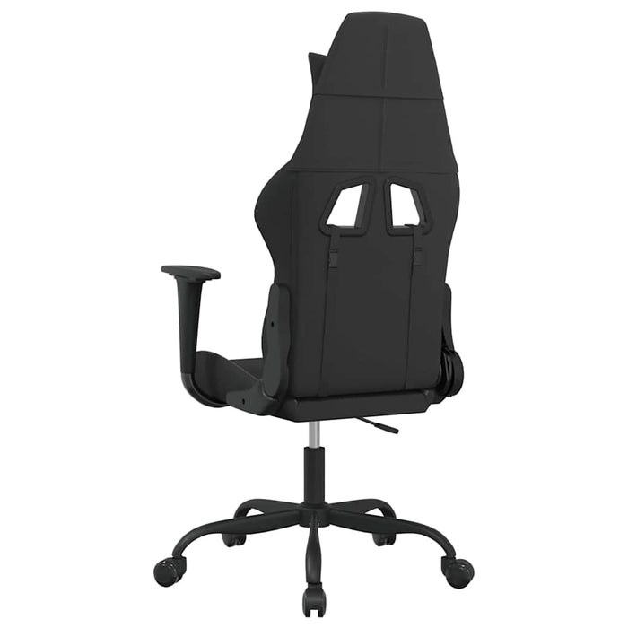 Scaun de jocuri, negru și gri deschis, textil WALTI
