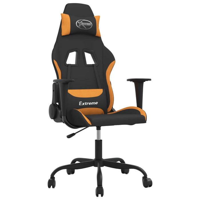Scaun de jocuri, negru și oranj, textil - WALTI WALTI