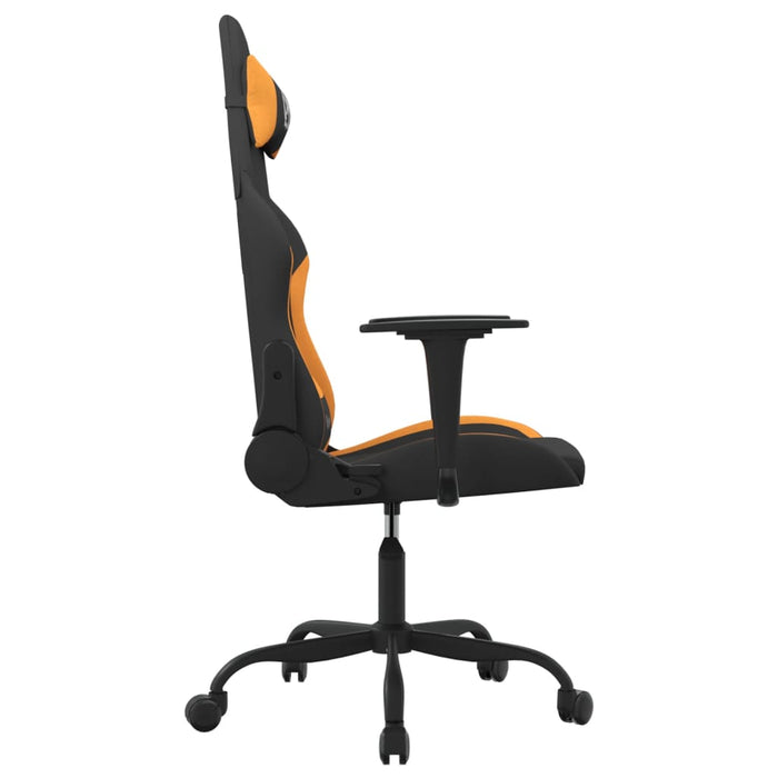 Scaun de jocuri, negru și oranj, textil - WALTI WALTI