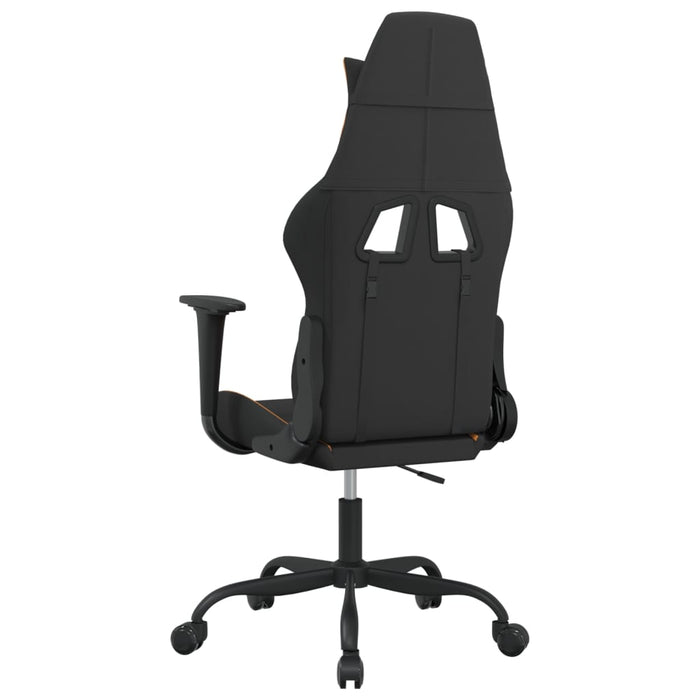 Scaun de jocuri, negru și oranj, textil - WALTI WALTI