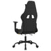 Scaun de gaming cu suport picioare, negru și galben, textil - WALTI WALTI