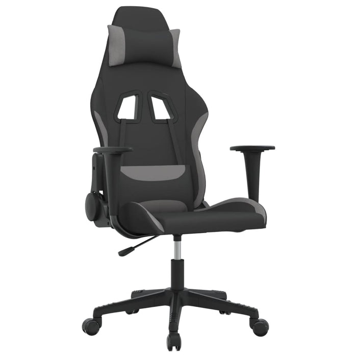 Scaun de jocuri, negru și gri deschis, textil - WALTI WALTI