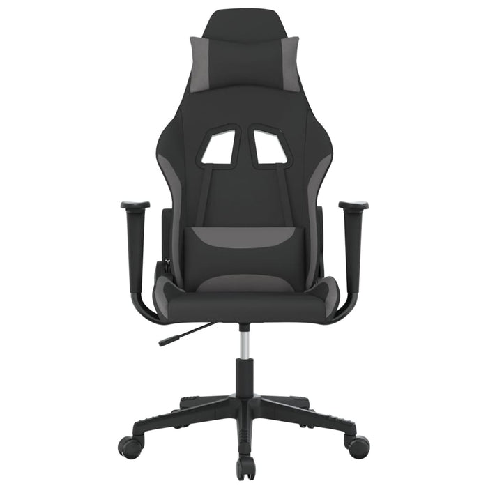 Scaun de jocuri, negru și gri deschis, textil - WALTI WALTI