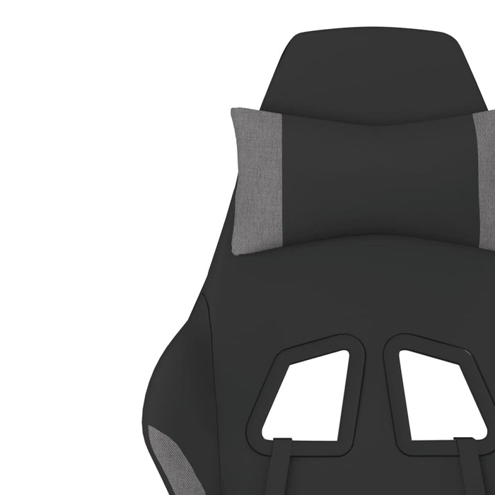 Scaun de jocuri, negru și gri deschis, textil - WALTI WALTI