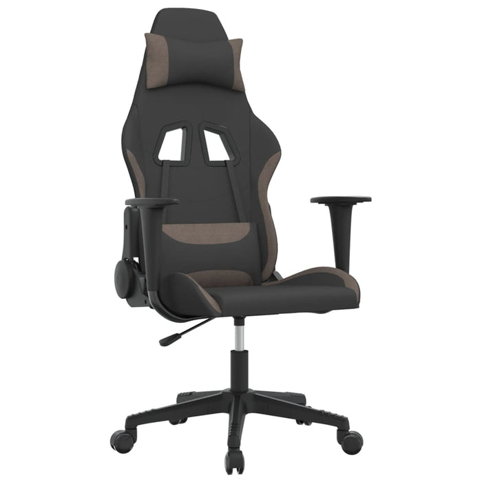 Scaun de jocuri, negru și gri taupe, textil - WALTI WALTI