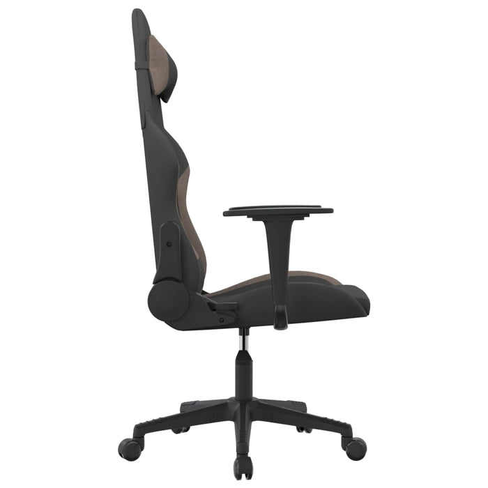 Scaun de jocuri, negru și gri taupe, textil - WALTI WALTI