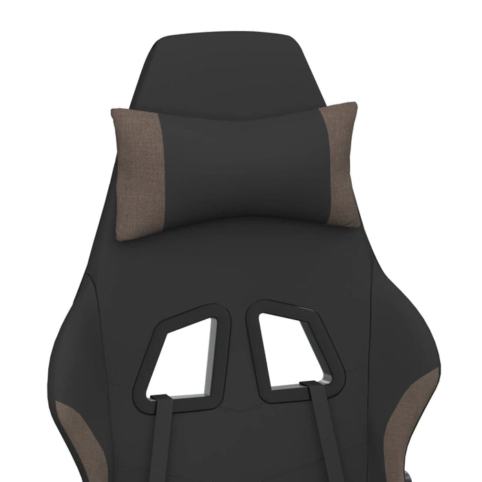 Scaun de jocuri, negru și gri taupe, textil - WALTI WALTI