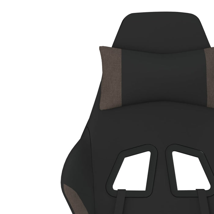Scaun de jocuri, negru și gri taupe, textil - WALTI WALTI