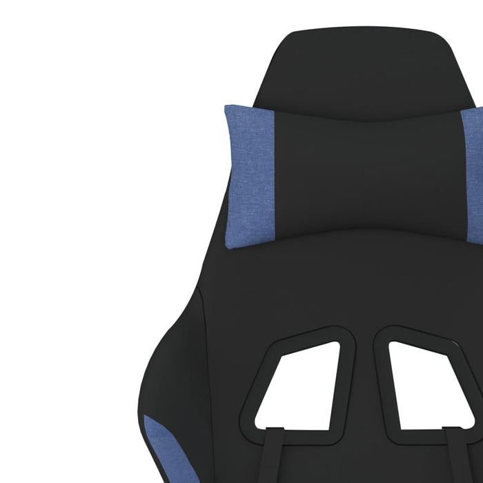 Scaun de jocuri, negru și albastru, textil - WALTI WALTI