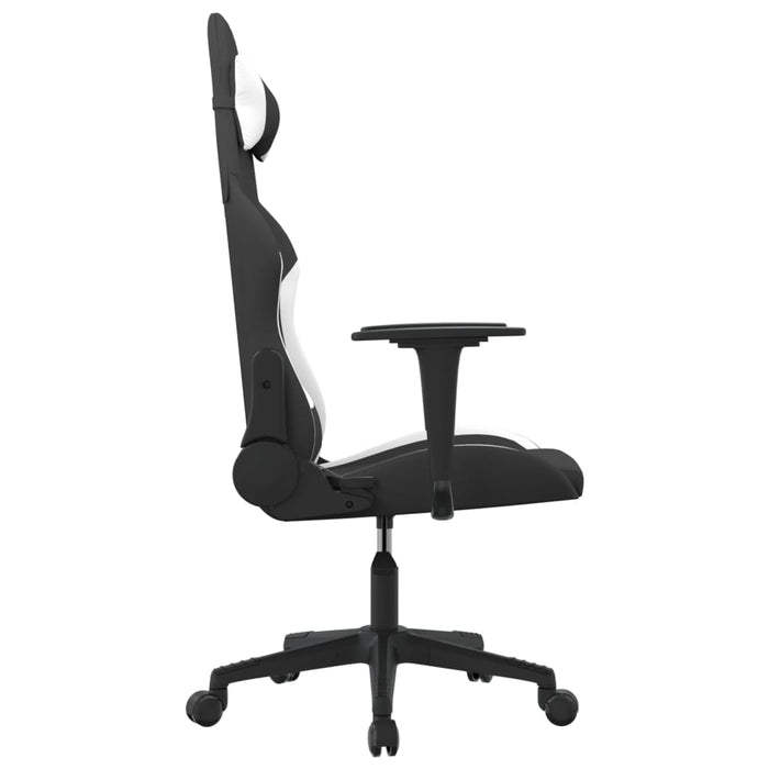 Scaun de jocuri, negru și alb, textil - WALTI WALTI