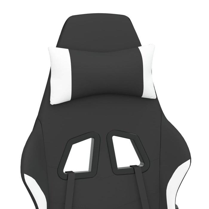 Scaun de jocuri, negru și alb, textil - WALTI WALTI