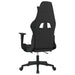 Scaun de gaming cu taburet, negru și gri taupe, textil - WALTI WALTI
