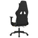 Scaun de gaming cu suport picioare, negru și galben, textil - WALTI WALTI
