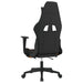 Scaun de gaming cu suport picioare, negru și oranj, textil - WALTI WALTI
