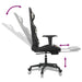 Scaun de gaming cu suport picioare, negru/camuflaj, piele eco - WALTI WALTI