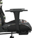 Scaun de gaming cu suport picioare, negru/camuflaj, piele eco - WALTI WALTI