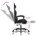 Scaun de gaming cu suport picioare, negru/camuflaj, piele eco - WALTI WALTI
