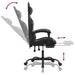 Scaun de gaming cu suport picioare, negru/camuflaj, piele eco - WALTI WALTI