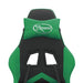 Scaun de jocuri, negru și verde, piele ecologică - WALTI WALTI