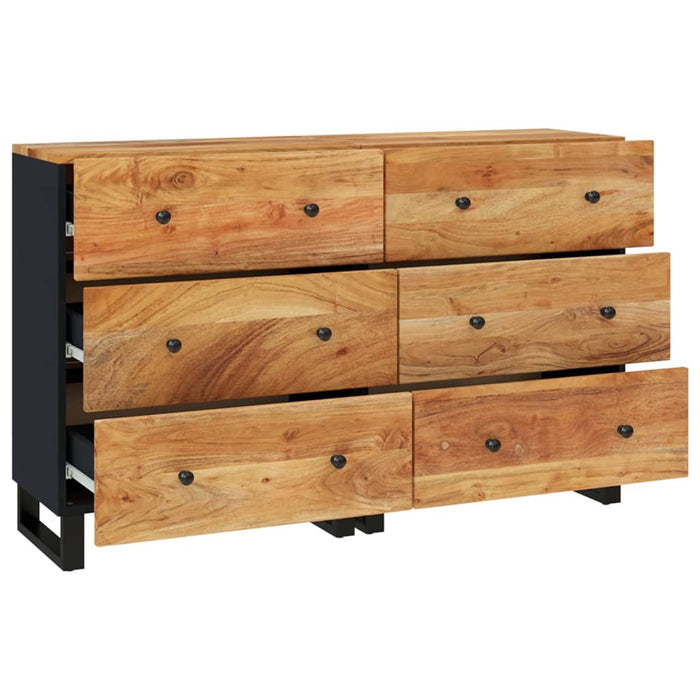 Servante, 2 buc., 60x33x75 cm, lemn masiv de acacia WALTI