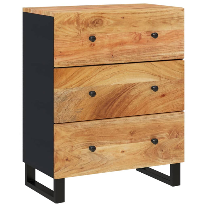 Servante, 2 buc., 60x33x75 cm, lemn masiv de acacia WALTI