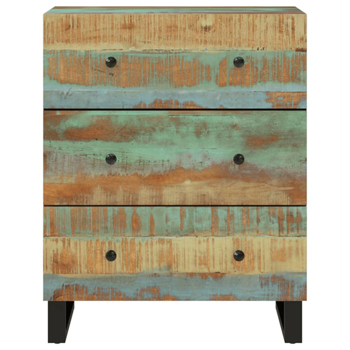 Servante, 2 buc., 60x33x75 cm, lemn masiv reciclat WALTI