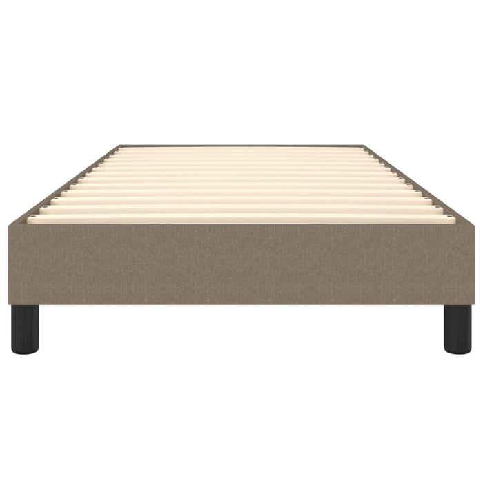 Cadru de pat cu arcuri Taupe 90x190 cm Stofa WALTI