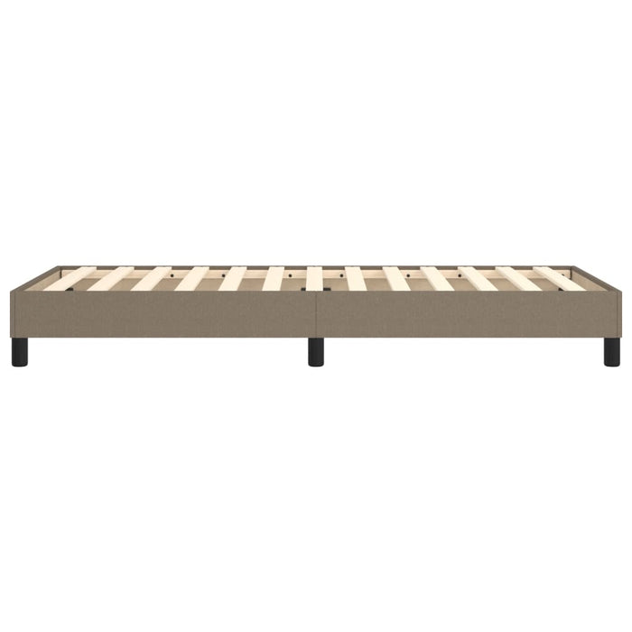 Cadru de pat cu arcuri Taupe 90x190 cm Stofa WALTI