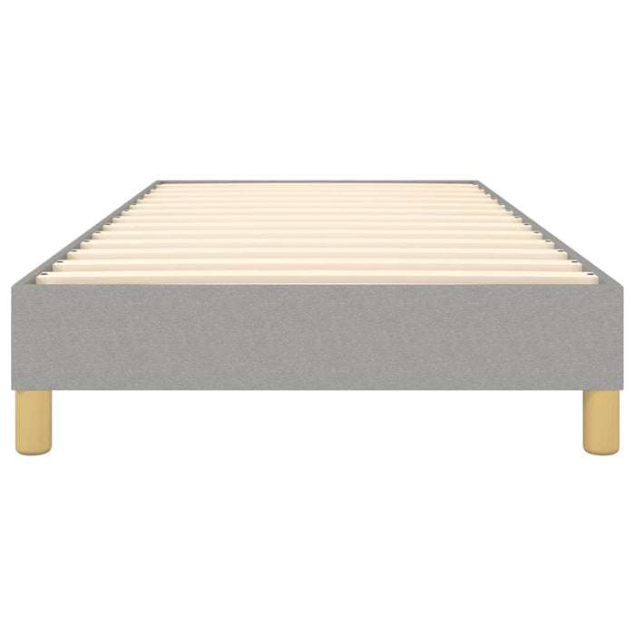 Cadru de pat fără saltea, gri deschis, 90x190 cm, textil - WALTI WALTI