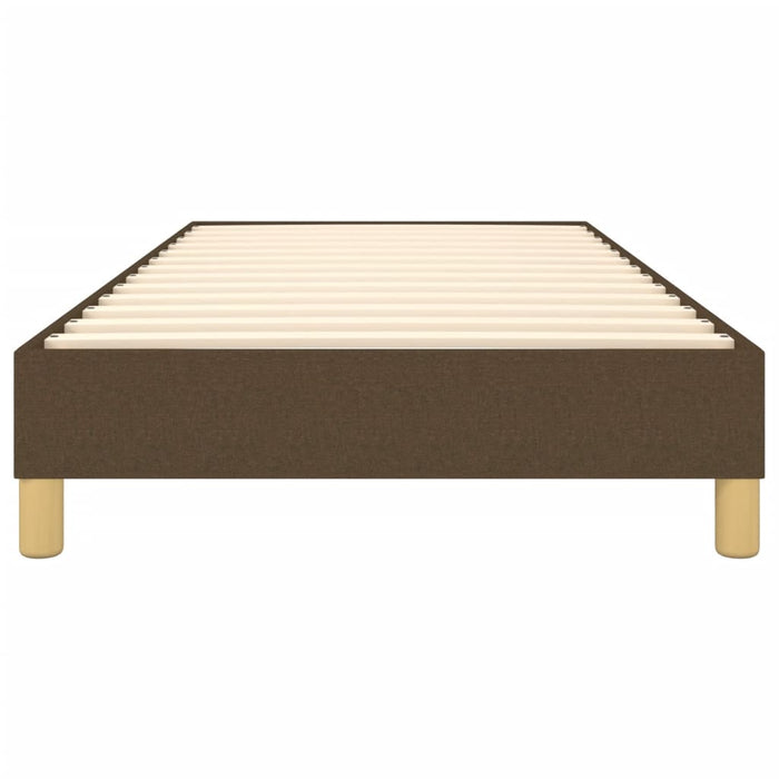 Cadru de pat fără saltea, maro închis, 90x190 cm, textil - WALTI WALTI