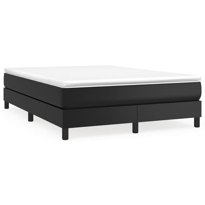 Cadru de pat, negru, 140x190 cm, piele ecologică - WALTI WALTI