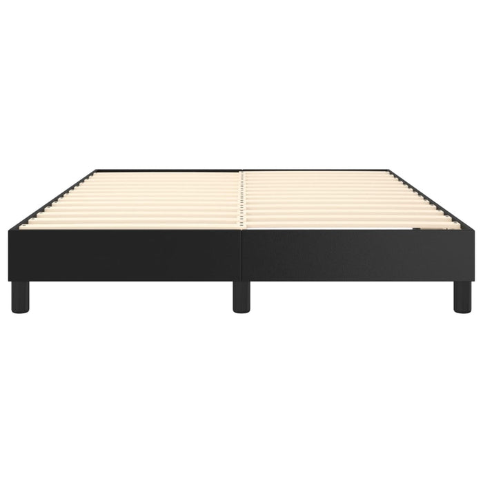 Cadru de pat, negru, 140x190 cm, piele ecologică - WALTI WALTI