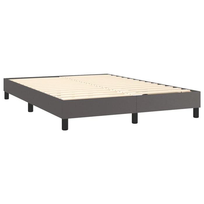 Cadru de pat, gri, 140x200 cm, piele ecologică - WALTI WALTI