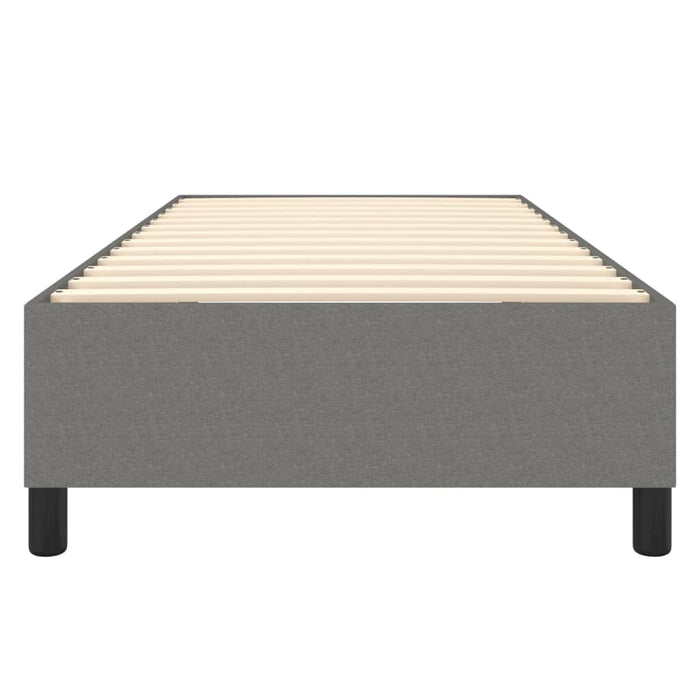 Cadru de pat fără saltea, gri închis, 90x200 cm, textil - WALTI WALTI