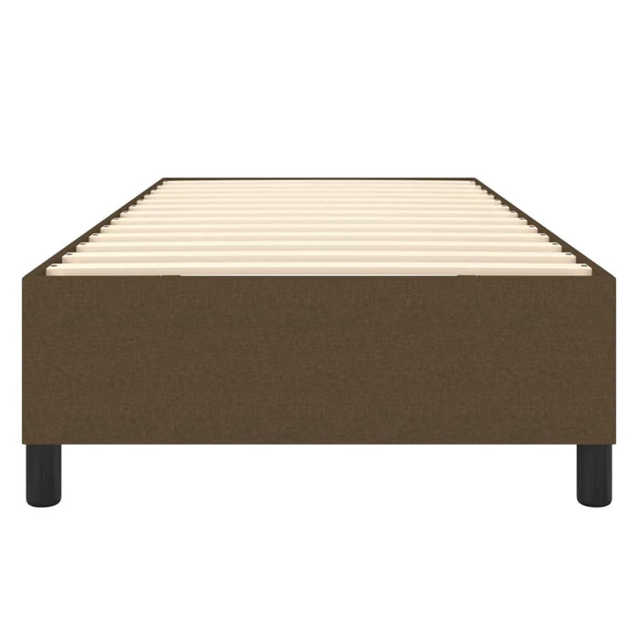Cadru de pat fără saltea, maro închis, 90x200 cm, textil - WALTI WALTI