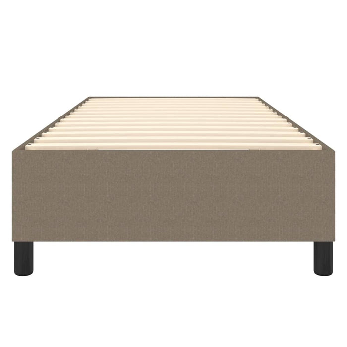Cadru de pat fără saltea, gri taupe, 100x200 cm, textil - WALTI WALTI