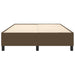 Cadru de pat fără saltea, maro închis, 140x200 cm, textil - WALTI WALTI