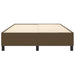 Cadru de pat fără saltea, maro închis, 140x200 cm, textil - WALTI WALTI