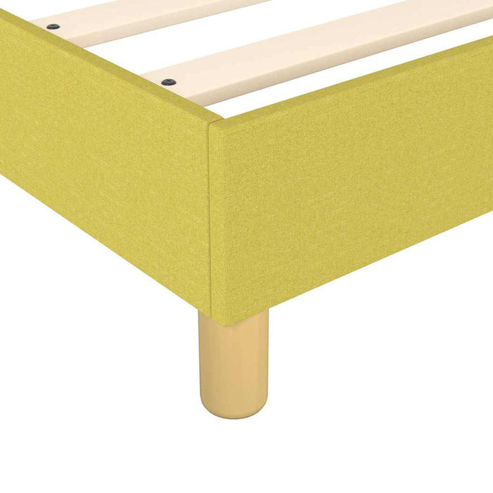 Cadru de pat cu arcuri, verde, 80x200 cm, material textil WALTI