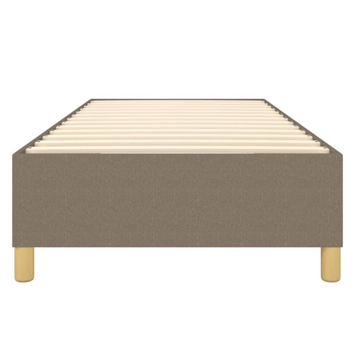 Cadru de pat cu arcuri Taupe 90x190 cm Stofa WALTI