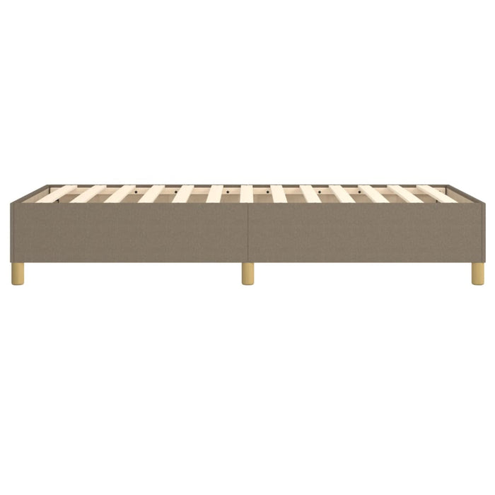 Cadru de pat cu arcuri Taupe 90x190 cm Stofa WALTI