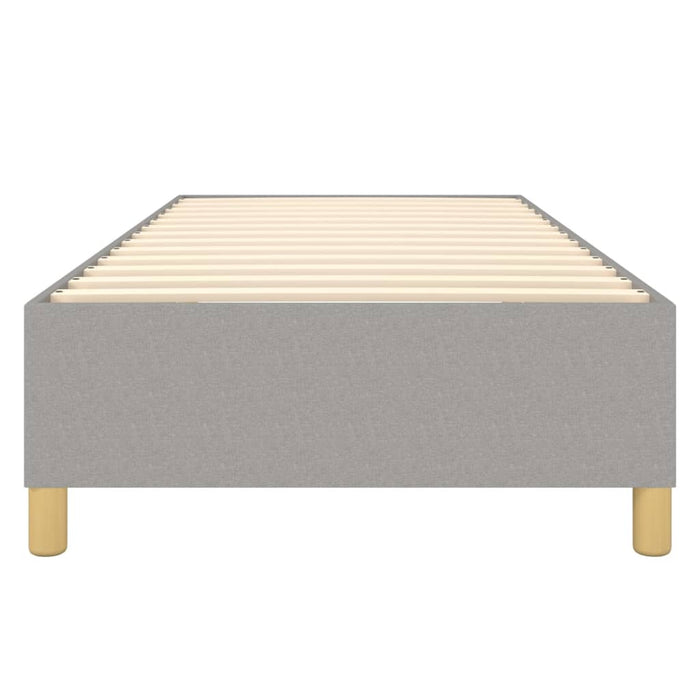 Cadru de pat fără saltea, gri deschis, 90x200 cm, textil - WALTI WALTI