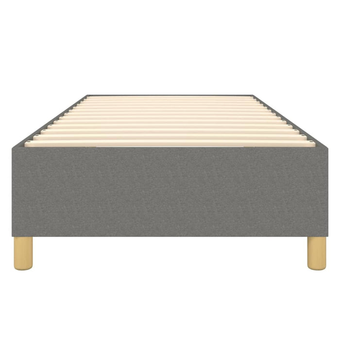 Cadru de pat fără saltea, gri închis, 90x200 cm, textil - WALTI WALTI
