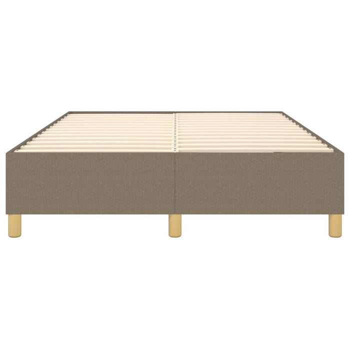 Cadru de pat cu arcuri, gri taupe, 140x200 cm, textil - WALTI WALTI