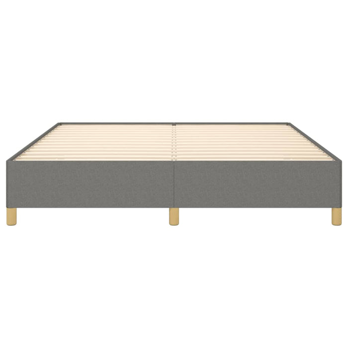 Cadru de pat fără saltea, gri închis, 160x200 cm, textil - WALTI WALTI