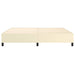 Cadru de pat, crem, 200x200 cm, piele ecologică - WALTI WALTI